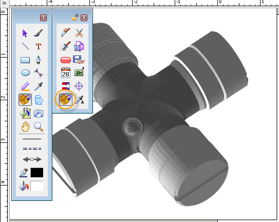 Place a 3D object