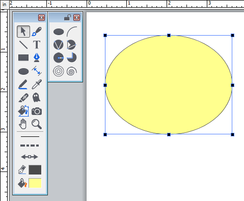 Draw a vector object